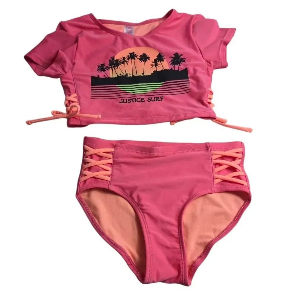 Justice tankini bikini M